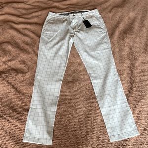 Bonobos Blue and White Tailored Golf Pants NWT